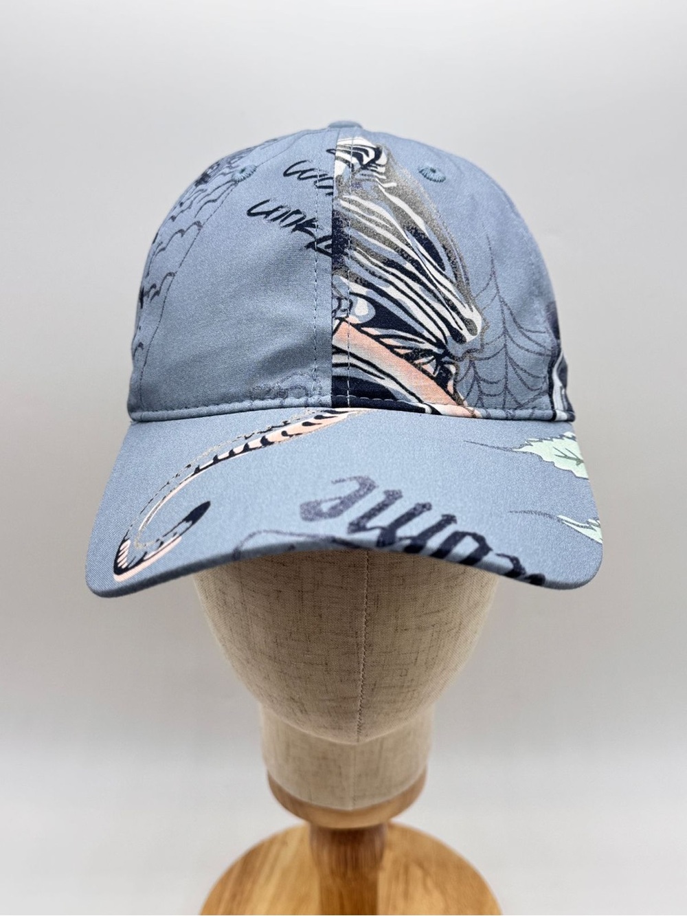 Cookies Clothing Heaven Can Wait Dad Hat All Over Print Washed Black OSFM New